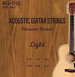 Huismerk Acoustic gitaar snaren,phosphor bronze,light