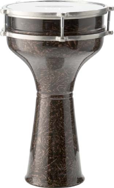 Darbuka gekleurd aluminium 20 cm