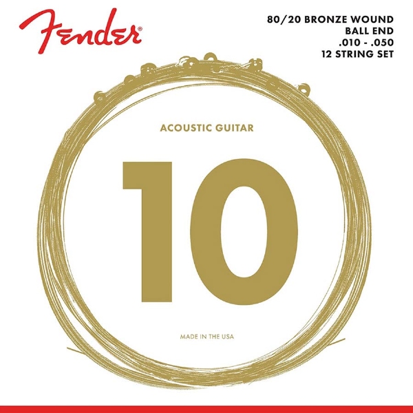 Fender 80/20 Bronze string set acoustic