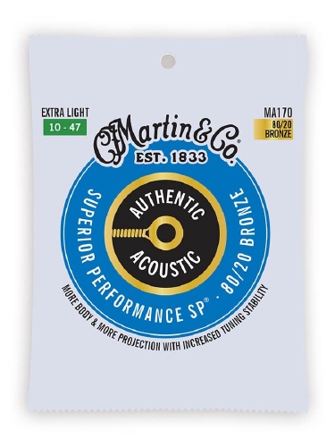 Martin Authentic serie Acoustic bronze snarenset