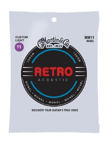 Martin Retro Acoustic snarenset  monel