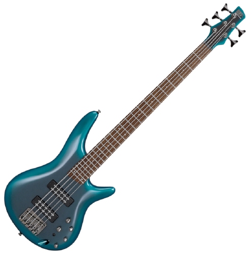 IBANEZ, 5-snarige basgitaar. Cerulean Aura Burst