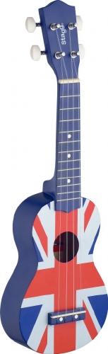 Stagg,sopraan Ukelele met UK vlag