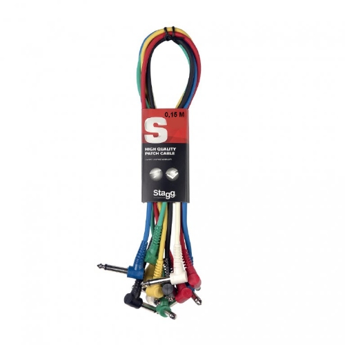 Stagg 6P-15CM PATCHKABEL L JACK/GGTN