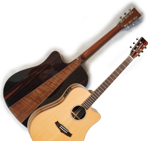 Tanglewood Exotic Java JD CE Cutaway Dreadnought