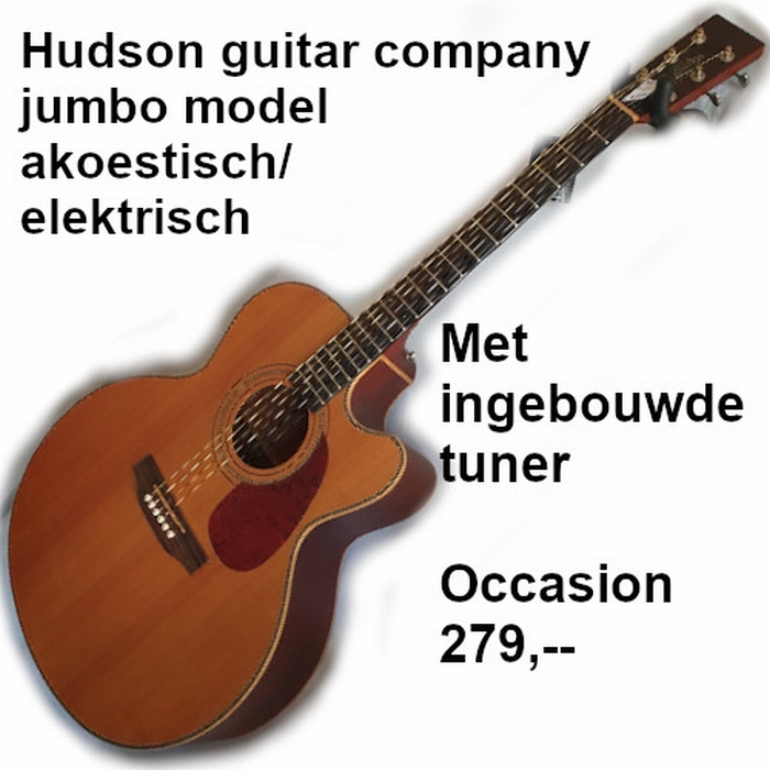 regeling Barcelona In de naam HUDSON HJ-STX-E SUPER JUMBO akoestische gitaar